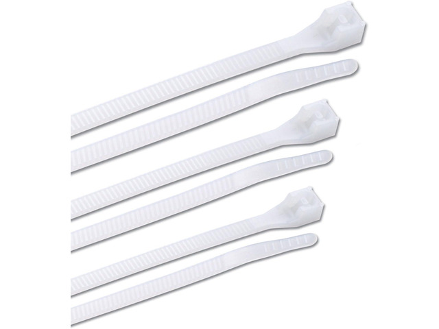 Gardner Bender 50098N Assorted Cable Ties, 4, 6, and 8 inch, 18 and 45 lb, Electrical Wire and Cord Management, Nylon Zip Tie, Reusable Container,...