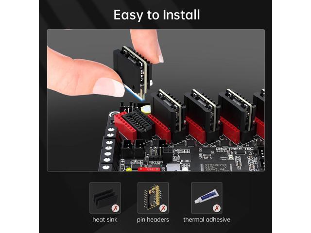 BIGTREETECH SKR 3 EZ Control Board 32bit New Upgrade Silent Board Support EZ2209/ EZ5160/ EZ2130 Stepper Driver Compatible TFT Series Touch Screen,...