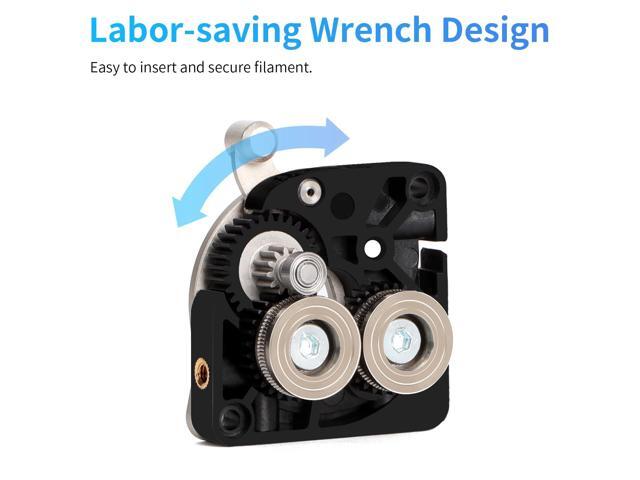 Creality Official K1/K1C Direct Drive Extruder Kit 3.0, Without Stepper Motor, Dual Gear Feeding Extrusion Support 1.75mm Filament Compatible with...