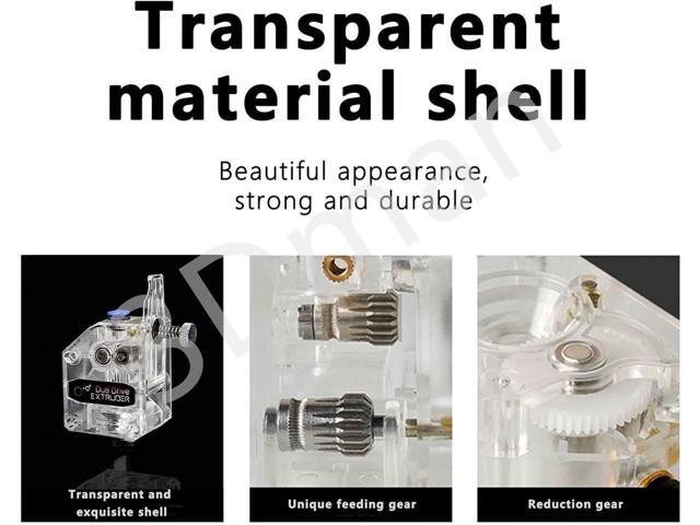 3Dman Bowden Dual Drive Extruder Universal Geared Extruder for Ender 3 V2/Pro, Ender 3 Series, CR10 Series, Mega S, Tevo Tornado, Wanhao D9, Anet...