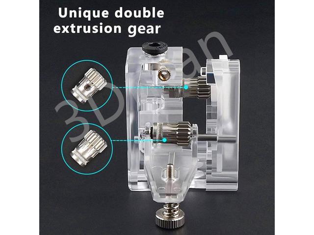 3Dman Bowden Dual Drive Extruder Universal Geared Extruder for Ender 3 V2/Pro, Ender 3 Series, CR10 Series, Mega S, Tevo Tornado, Wanhao D9, Anet...