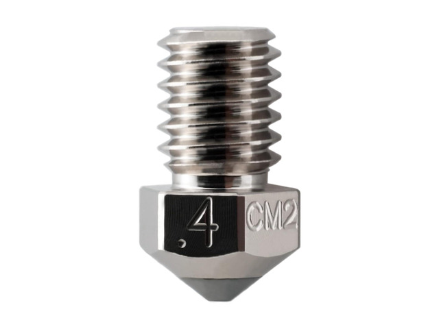 Microswiss CM2 RepRap V5-V6 1.75 Nozzle for Prusa i3 MK2 / MK2S / MK3 / Mini - Copper Core - M2 Hardened Steel Tip - Superior Thermal Performance -...