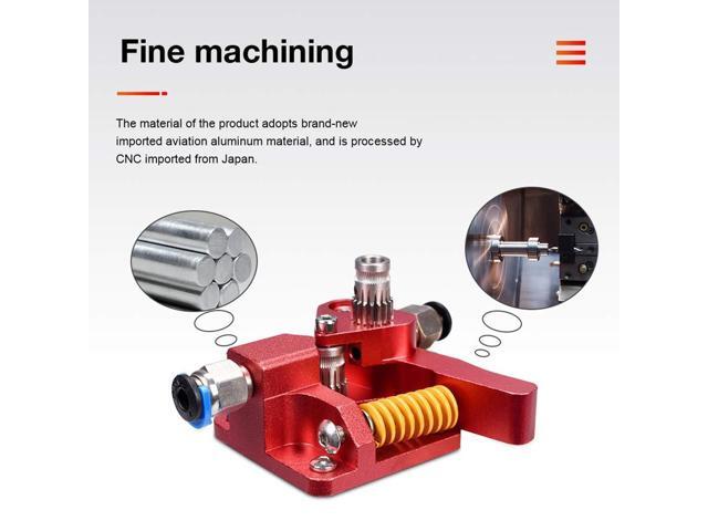 Bigtreetech Upgrade Dual Gear Extruder, Double Gear MK8 Extruder 3D Printer Dual Driver Stock Feeder All Metal 1.75mm Filament Extruder Kit for...