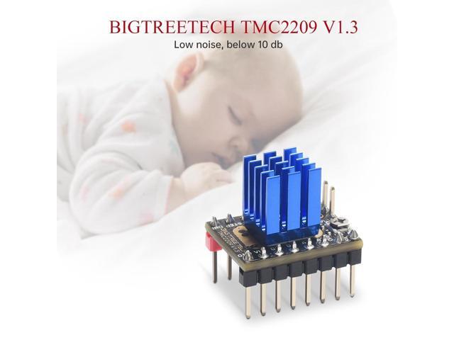BIGTREETECH TMC2209 V1.3 Stepper Motor Driver with Heatsinks 5 Pack, Silent Stepsticks Drivers, UART/Step/DIR Mode, Replace A4988, for SKR 3/SKR...