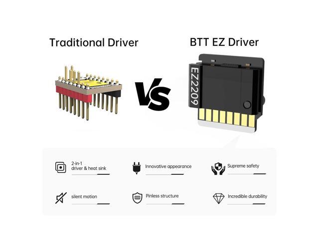 BIGTREETECH EZ2209 V1.0 Stepper Motor Driver 5PCS Stepstick Mute EZ2209 Compatible with SKR 3 EZ Manta E3 EZ 3D Printer Controller Main Board