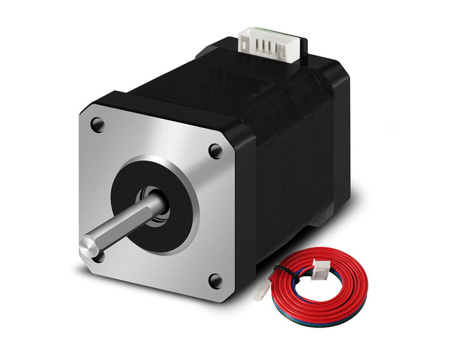 Nema 17 Stepper Motor 42x60mm 2.1A 2 Phase 4 Wires 1.8 Degrees with 1Meter Cable for 3D Printer Motors