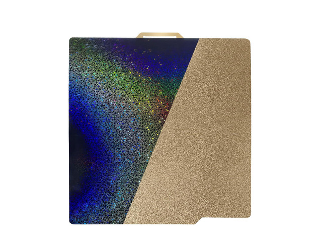 IdeaFormer-3D Rainbow PEY+Textured PEI Build Plate for Bambu Lab X2D/X1C/X1/X1E/A1/P1S/P1P/P2S, Double Sided PEY PEI Spring Steel Sheet 257x257mm...