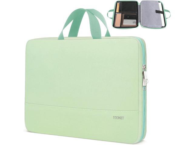 Ytonet Laptop Case, 15.6 inch Laptop Sleeve with Handle, TSA Water Resistant Durable Computer Carrying Case Compatible for MacBook, HP, Dell.