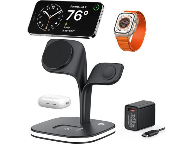 EXW Wireless Charging Station for Magsafe Charger,Charging Station for Multiple Devices,Wireless Charger for iPhone 16/15/14/13/12 Series,Apple...