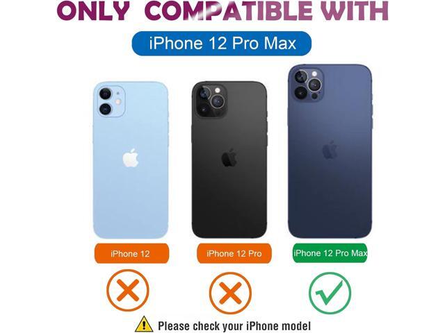 MGQILING Compatible with iPhone 12 Pro Max Magnetic Glitter Case, Luxury Plating Cute Bling Clear Phone Case, Compatible with MagSafe for Women...