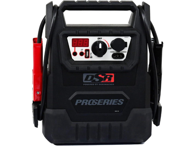Schumacher Electric DSR ProSeries Car Battery Jump Starter, Maintainer & Portable Power Station - 12V 2000 Peak Amps & 400 Cranking Amps - with DC...