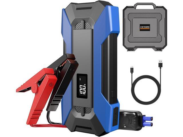 Portable Car Jump Starter Battery Pack with Jumper Cables and Carring Box, 3000A 12V 37000mWh Car Battery Charger with Battery Protection Device...