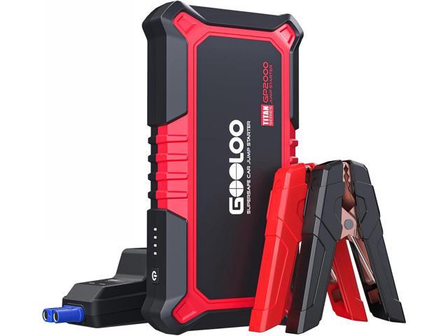 GOOLOO GP2000 Jump Starter - 12V 2000A Car Battery Jumper Starter Portable SuperSafe Jump Pack(8L Gas & 6L Diesel) - BOOST for Dead Battery -4°F...