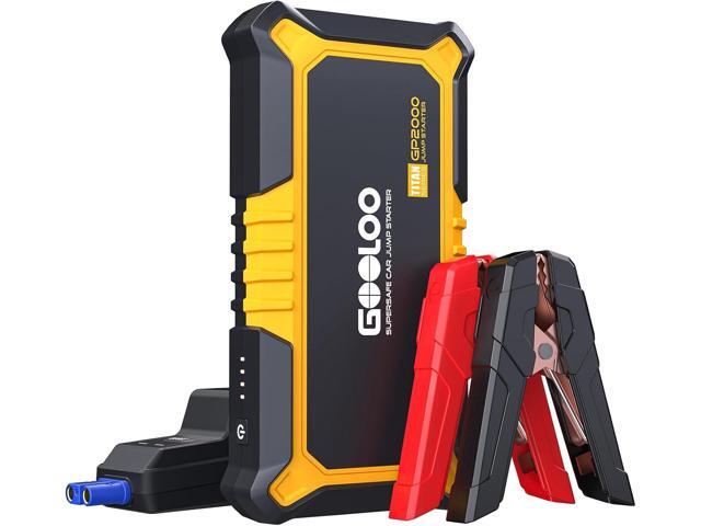 GOOLOO New GP2000 Jump Starter 2000A Car Starter Battery Pack (Up to 8.0L Gas, 6.0L Diesel Engine),12V Car Battery Charger Jumper Starter,...