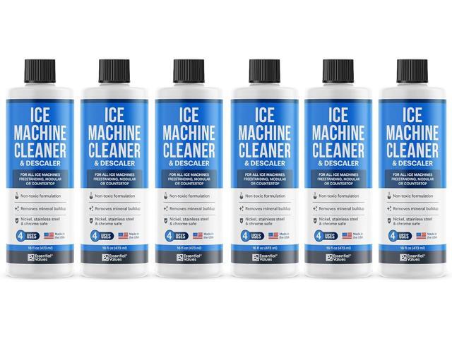 6-Pack Ice Machine Cleaner and Descaler 16 fl oz Nickel Safe Descaler Ice Maker Cleaner Compatible with All Major Brands (Scotsman, KitchenAid,...