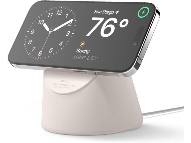 elago MS1 Charging Stand Compatible with MagSafe Charger - Premium Silicone Stand Compatible with iPhone 17/16/15/14/13/12 Series, Designed for iOS...