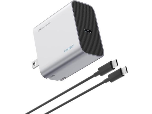 65W USB C Charger, PD 3.0/ PPS Fast Charger, Foldable Wall Charger with 6ft 5A C-C Charging Cable for Air/Pro, Laptops, Tablets, iPhone 15/14/13...