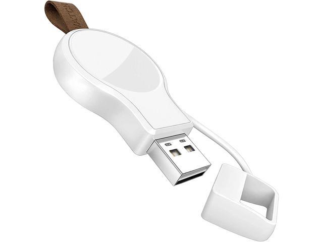 NEWDERY Charger for Apple Watch Portable iWatch USB Wireless Charger, Travel Cordless Charger with Light Weight Magnetic Quick Charge for Apple...