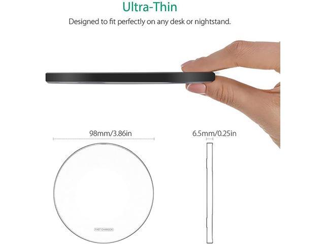 Wireless Charger 20W Max Fast Wireless Charging Pad Compatible with iPhone 11, 12, 13, 14 15 Pro/Pro Max,XS, XS Max, XR, 8 Plus, Air Pods Pro/3/2;...
