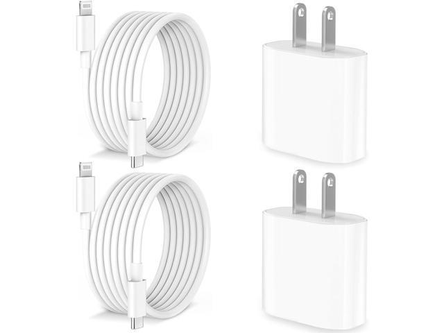 iPhone Super Fast Charger 2-Pack 20W Rapid USB C Charger Block with 6.6ft Type C to Lightning Cable Quick Charging Cord for iPhone 14/13/12/11/Pro...