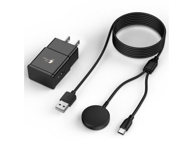 2 in 1 Samsung Watch Charger 6.6FT/2M Galaxy Watch Charger Cable with 18W USB A Fast Charger Power Adapter Plug for Samsung Galaxy Watch...