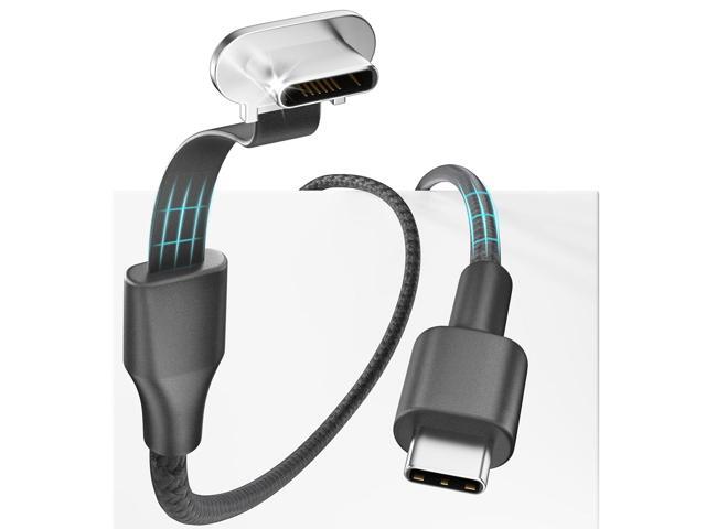 USB C to USB C Cable 60W, 6ft Type C Charging Cord, Flat 90-Degree C-Port,Type C Fast Charging 90° Design Right Angle Seamless Charging for iPhone...