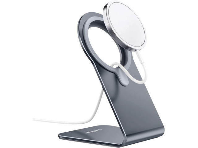 CreaDream Stand for MagSafe Charger, Aluminum Phone Stand Holder for iPhone Magsafe Accessories, Compatible with iPhone 17 16 15 14 13 12 Plus,...
