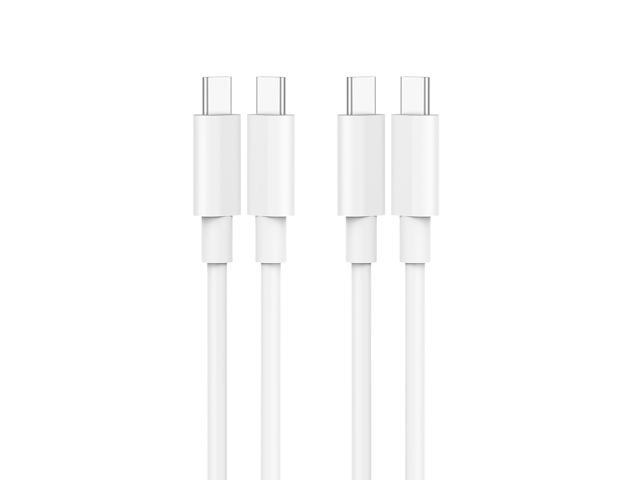 2 Pack 3.3ft/1m 100W USB C to USB C Cable for iPhone 15 Pro Max Plus, Air Charger, iPad Pro 12.9 11, iPad Air 5 4, Mini 6, Samsung Galaxy, USBC...