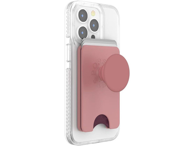 PopSockets Phone Wallet with Expanding Grip and Adapter Ring for MagSafe, Phone Card Holder, Wireless Charging Compatible, Wallet Compatible with...