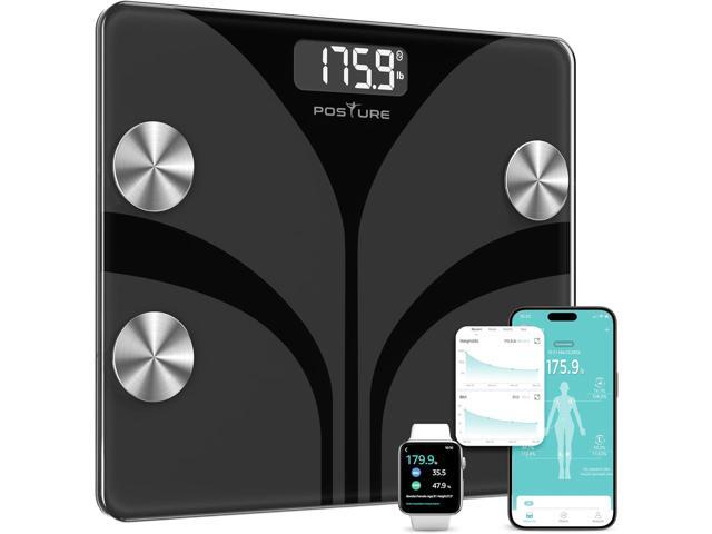 Posture Scale for Body Weight, Digital Bathroom Smart Scale LCD Display, 13 Body Composition Analyzer Sync Weight Scale BMI Health Monitor Sync...