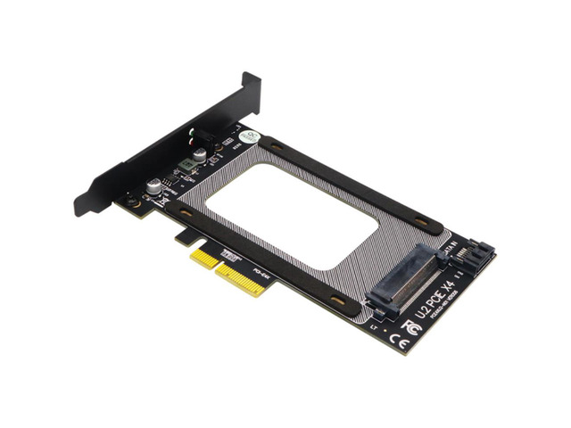 U2 to PCI E Adapter Card Riser PCI Express 3.0 4X U.2 SFF-8639 Adapter PCIe U.2 SSD to PCI-E Card Support Intel 2.5' NVME U2 SSD