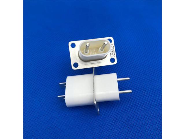 2pcs Microwave Oven Magnetron Spare Socket Filament Socket Magnetron Plug with Capacitor For Midea/Galanz/ Haier photo