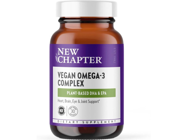 NEW CHAPTER VEGAN OMEGA-3 COMPLEX 30 VEGAN CAPSULES