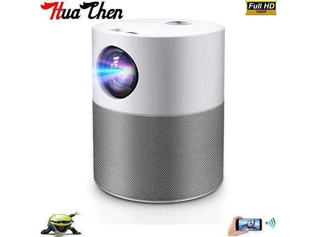 New LED Mini Home HD Projector Portable 1080p 4k Decoding Video Player Android 9.0 Office Wifi Mobile Phone Projection Home Theater Projector