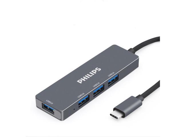 Philips USB-C docking station Type-C to USB3.0 splitter multi-interface hub one for four HUB Apple Macbook adapter Xiaomi Huawei computer converter