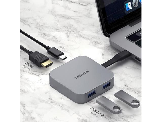 Philips type-c docking station usb-c to hdmi cable adapter Apple M1 computer converter MacBook notebook Thunderbolt 3 docking station Huawei mobile.