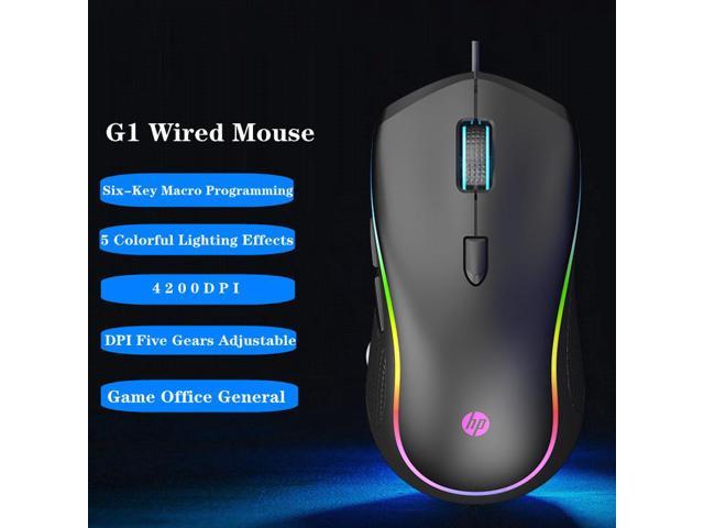 HP Wired Wireless Racing Dedicated RGB Backlit Mechanical Mouse 2
