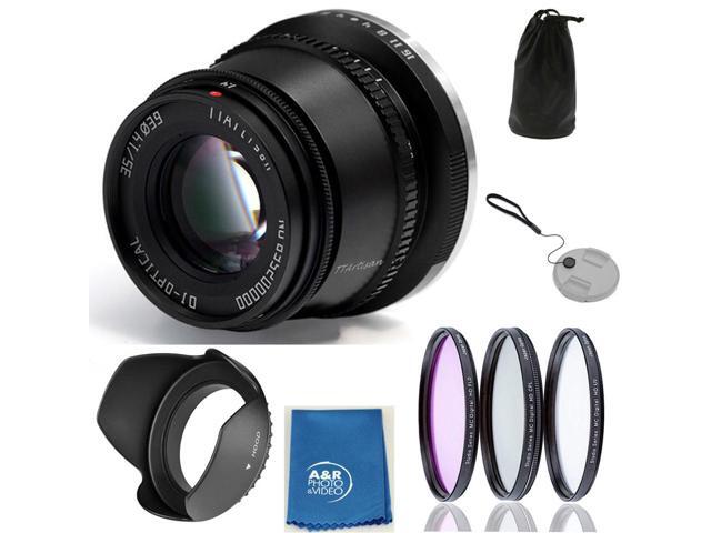 TTArtisan 35mm F1.4 For Sony A6500 A6400 A6300 A6000 A5100 A5000 NEX-7 With Filters hood case