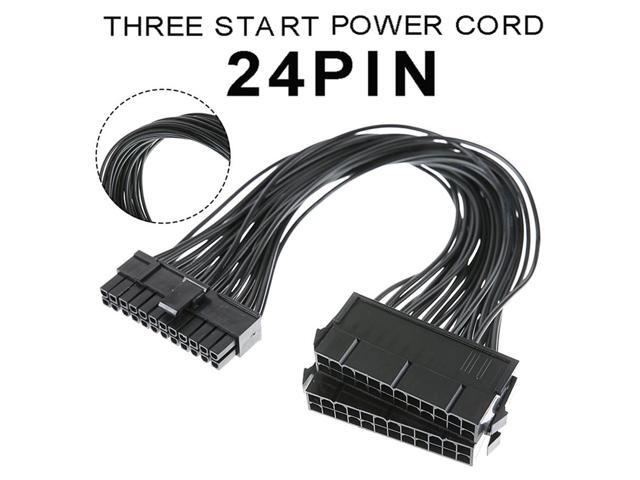 Acaigel 30CM 24pin Power Cable Adapter Connector Cord For PC Computer ATX Motherboard