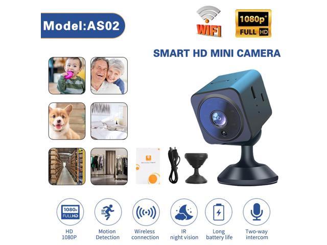 Wireless Security Camera for Home Indoor Camera Office/Dog/Baby 1080p WiFi Connection Remote Camera with Audio Loop Recording Two-Way Intercom, IR.