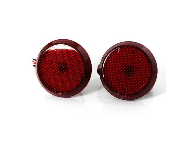 Acaigel Red Lens LED Tail Rear Bumper Reflector Lights For Toyota Corolla 2007-2010