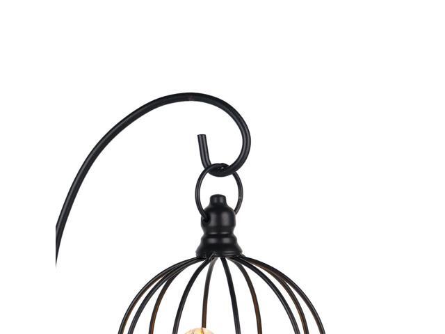 JHY DESIGN Birdcage Bulb Decorative Lamp Battery Operated 12' Tall Cordless Accent Light with Warm White Fairy Lights Bird Bulb for Living Room...