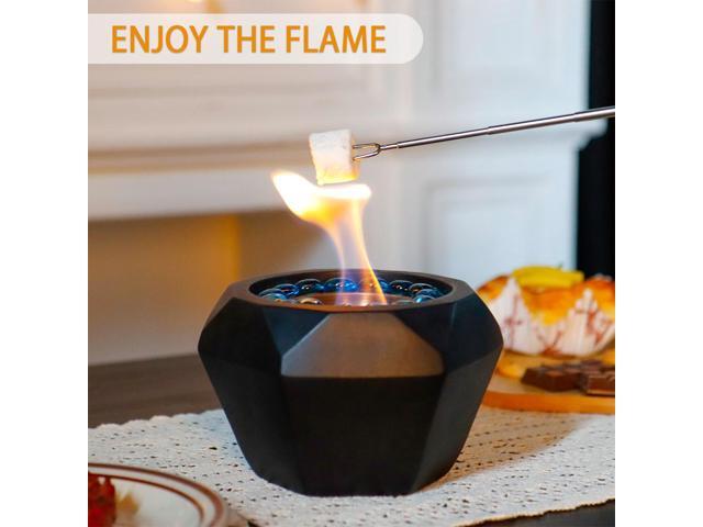 Tabletop Fire Pit Portable Indoor & Outdoor Portable Concrete Fire Pit