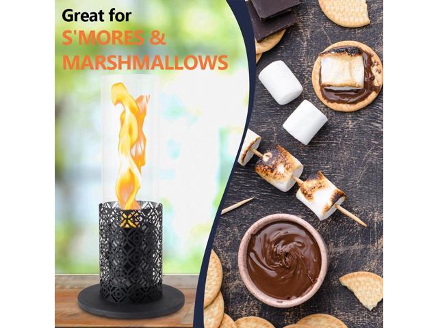 Tall Tabletop Fire Pit Portable Indoor & Outdoor Table Top Fire Pit