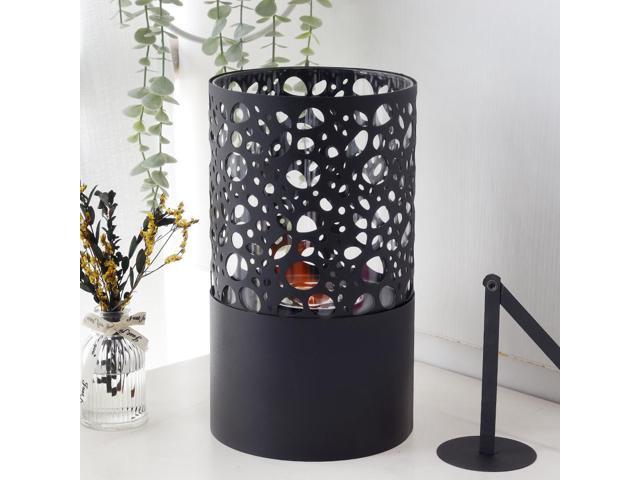 Tabletop Fire Pit Portable Indoor & Outdoor Table Top Fire Pit 11.6''H Black