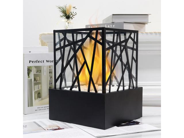 Rectangular Tabletop Fire Pit Portable Indoor & Outdoor Table Top Fire Pit 12'H