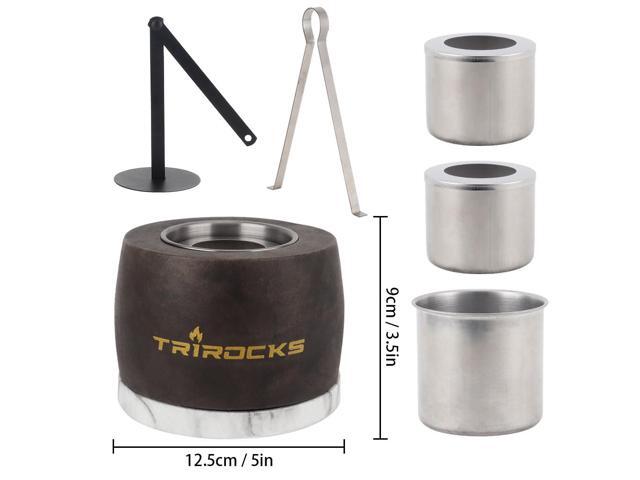 Tabletop Fire Pit Portable Indoor & Outdoor Portable Concrete Fire Pit