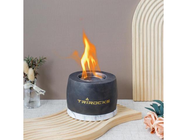 Tabletop Fire Pit Portable Indoor & Outdoor Portable Concrete Fire Pit