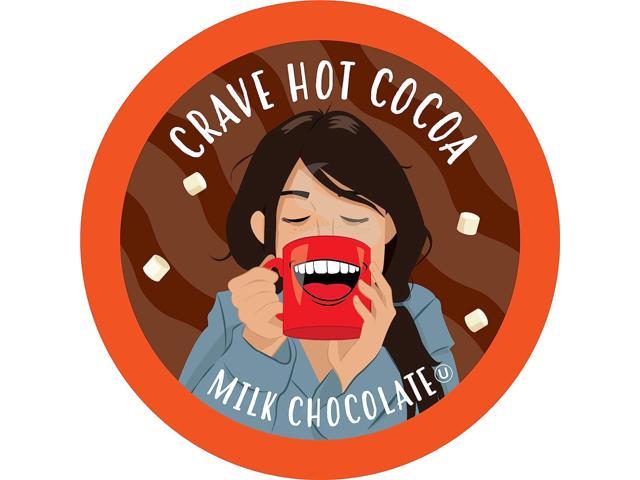 Photos - Coffee Maker Crave Beverages Hot Chocolate Pods for K-Cup Brewers, Milk Chocolate, 40 C