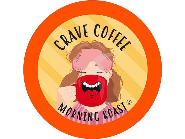Photos - Coffee Maker Crave Beverages Morning Light Roast Coffee Pods for Keurig, Light Roast, 4